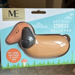 Dachshund Hot Dog Stress Reliever Toy NIB
